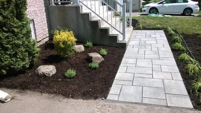 Pose de pavé uni Grand Montréal