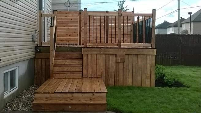 Terrasse en bois et composite – Grand Montréal
